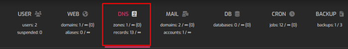DNS UI