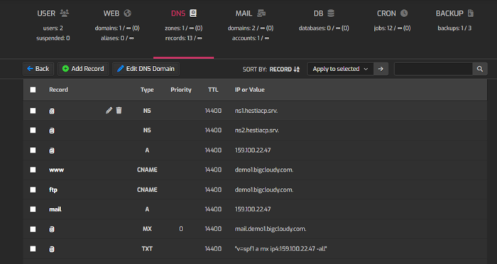Add DNS Record