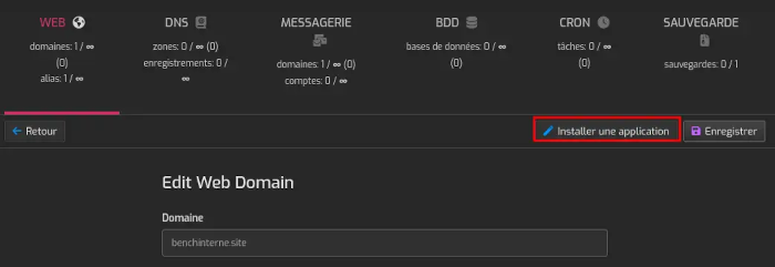 Nom du domaine