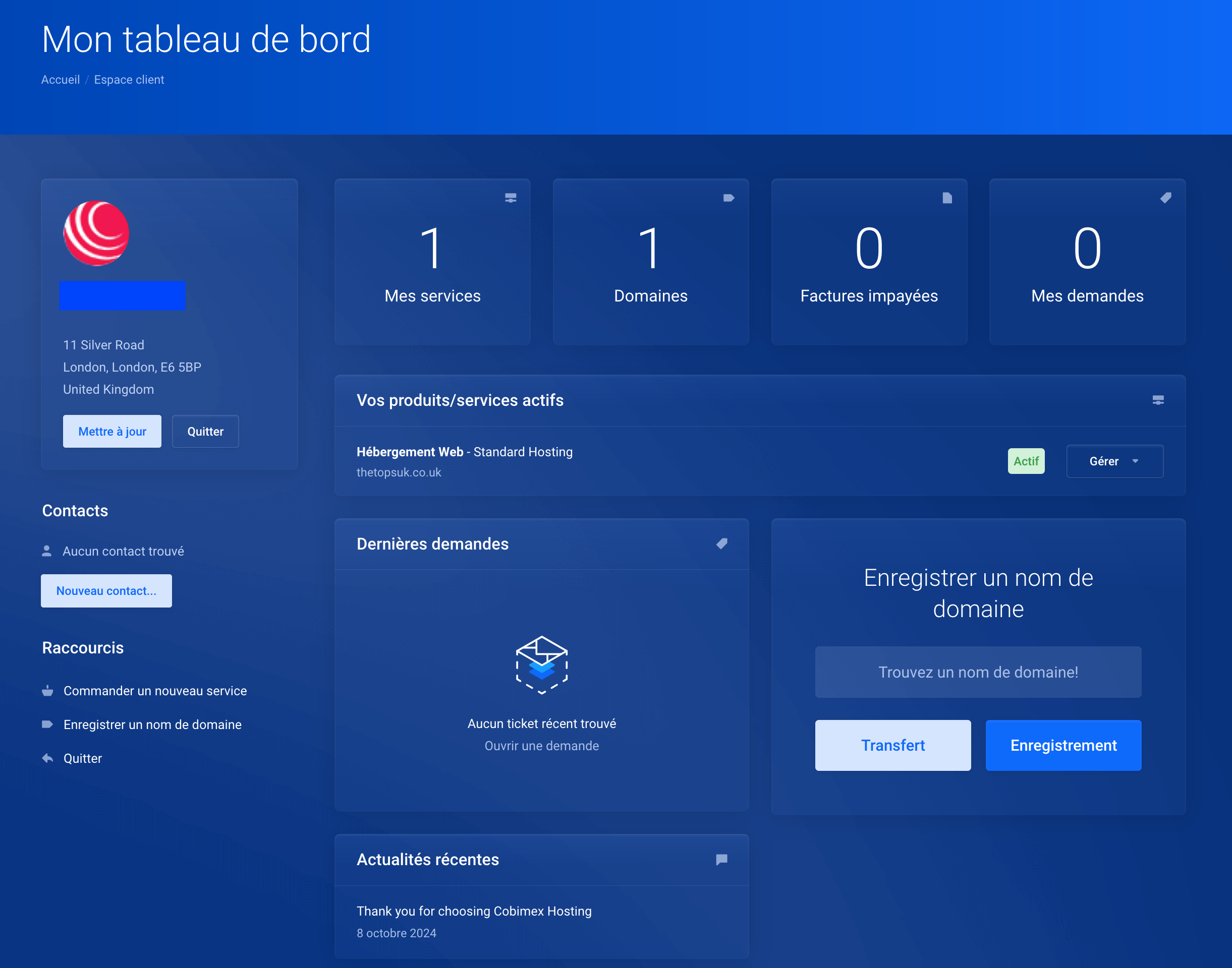 Gestion de Services